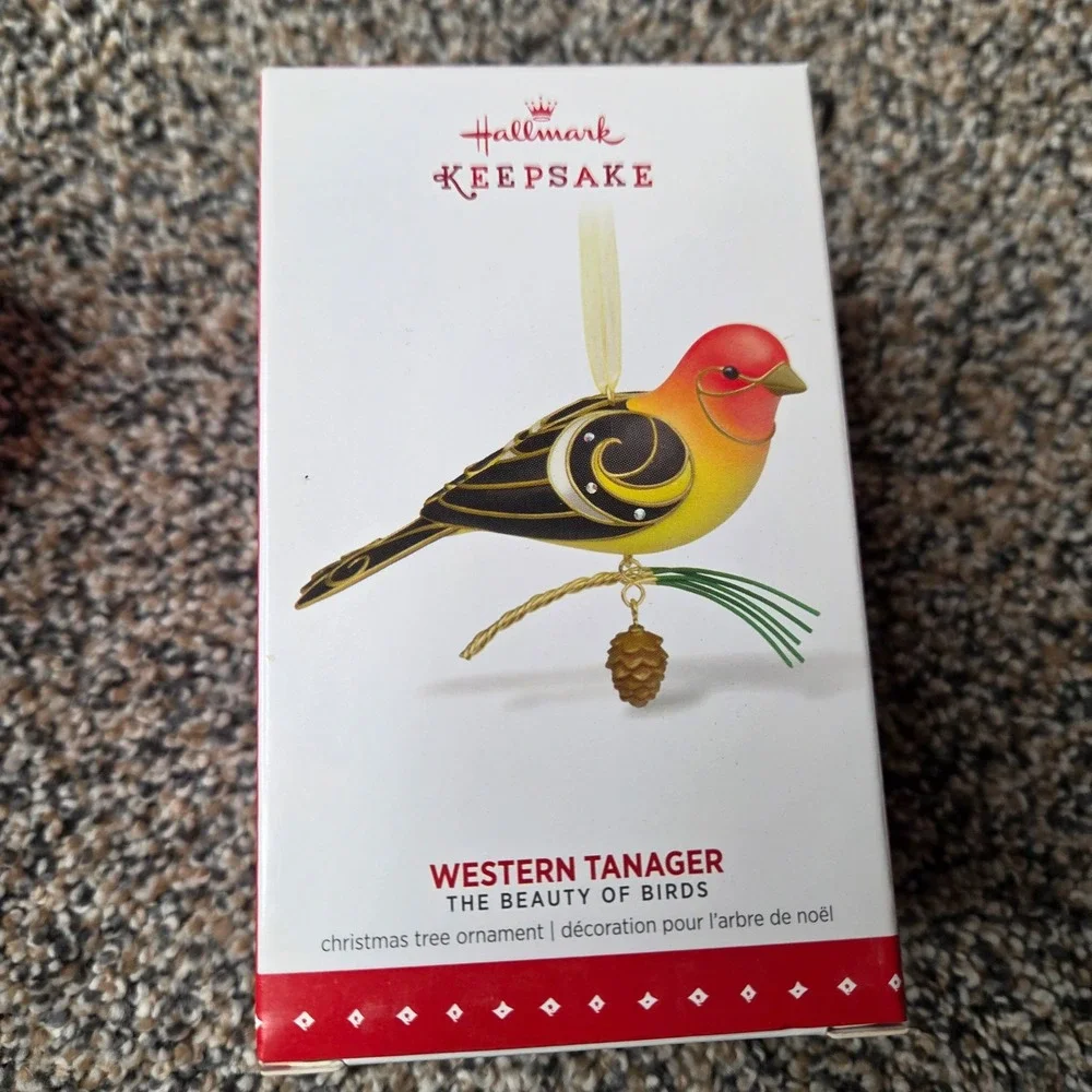 Hallmark Keepsake Western Tanager Ornament 2015 Beauty of Birds 11th Series